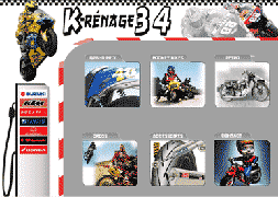 site maquette carrosserie motos en xhtml, css et flash