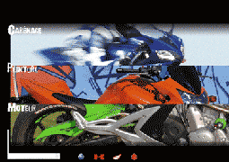 site maquette carrosserie motos en xhtml et css