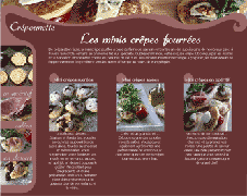 site maquette crepounette en xhtml et css